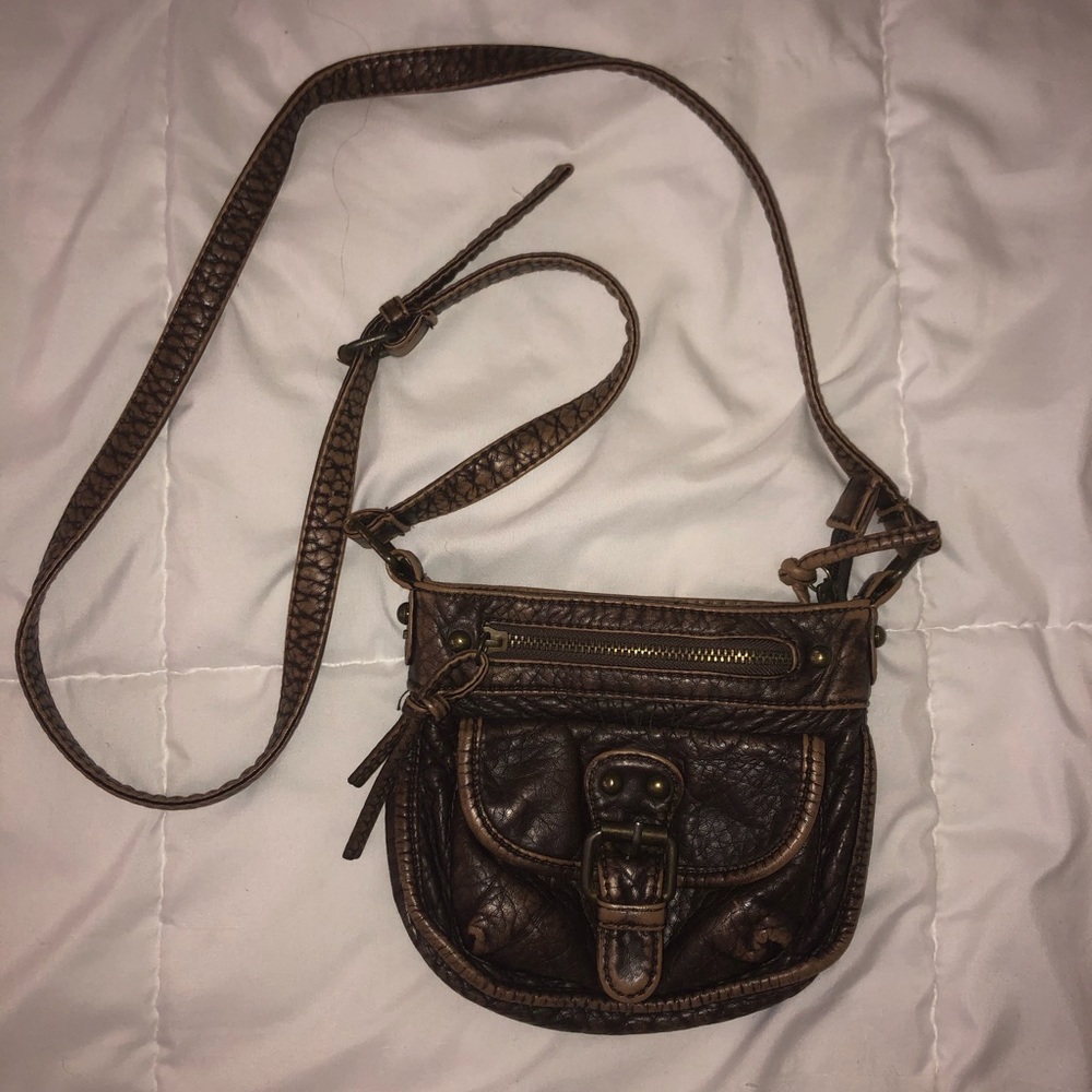 Garage Brown Small Purse